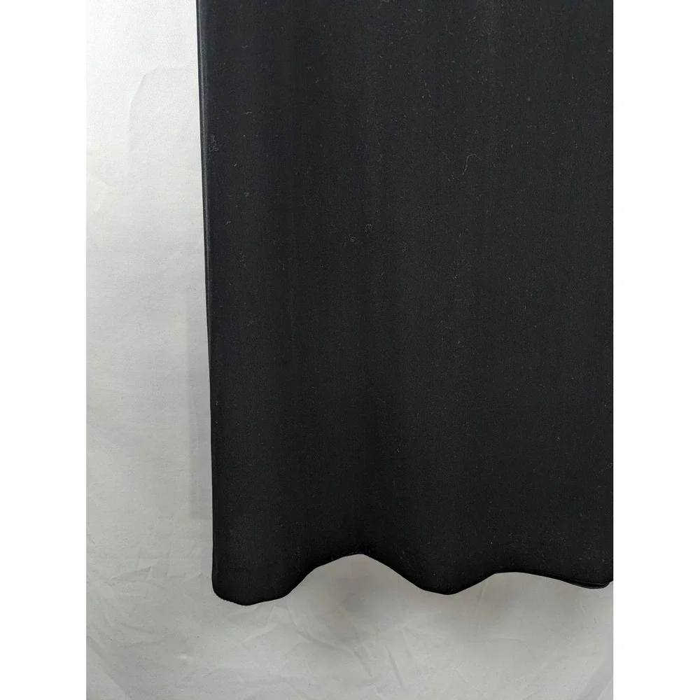 Vintage Whimsigoth Velvet Maxi Skirt Size L‎ Black Elastic Waist Dark Romantic - Picture 5 of 10